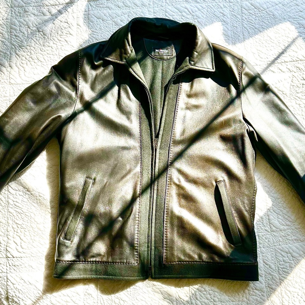 Kiton Lambskin Jacket / Custom Order Mens SZ 50 / 40R US - Picture 5 of 15
